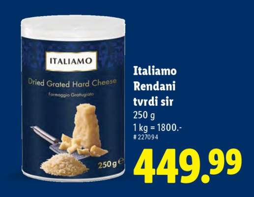 Italiamo Rendani tvrdi sir