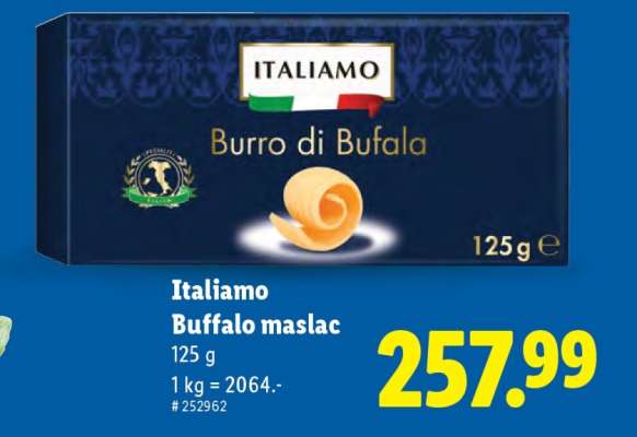 Italiamo Buffalo maslac