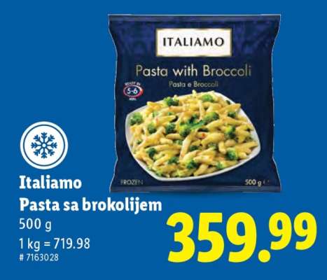 Italiamo Pasta sa brokolijem
