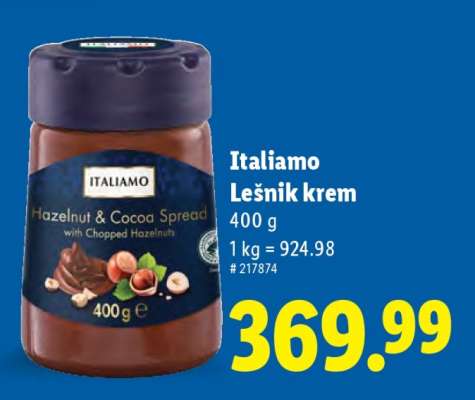 Italiamo Lešnik krem