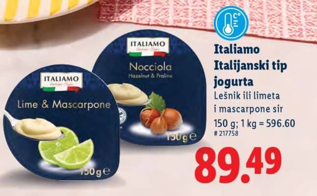 Italiamo Italijanski tip jogurta