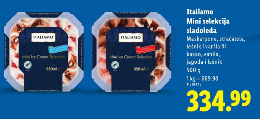Italiamo Mini selekcija sladoleda