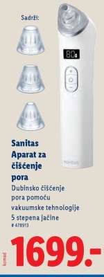 Sanitas Aparat za čišćenje pora