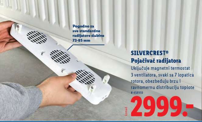 SILVERCREST Pojačivač radijatora