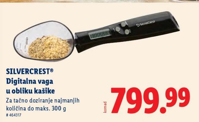 SILVERCREST® Digitalna vaga u obliku kašike