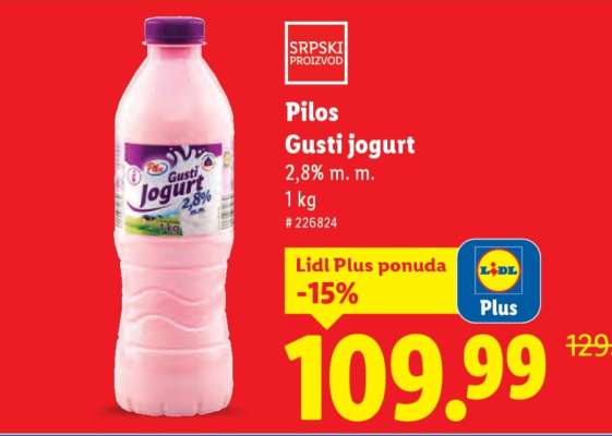 Pilos Gusti jogurt