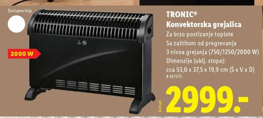 TRONIC Konvektorska grejalica