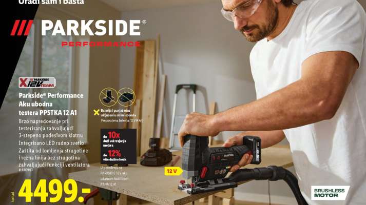 Parkside Performance Aku ubodna testera PSTPKA 12 A1