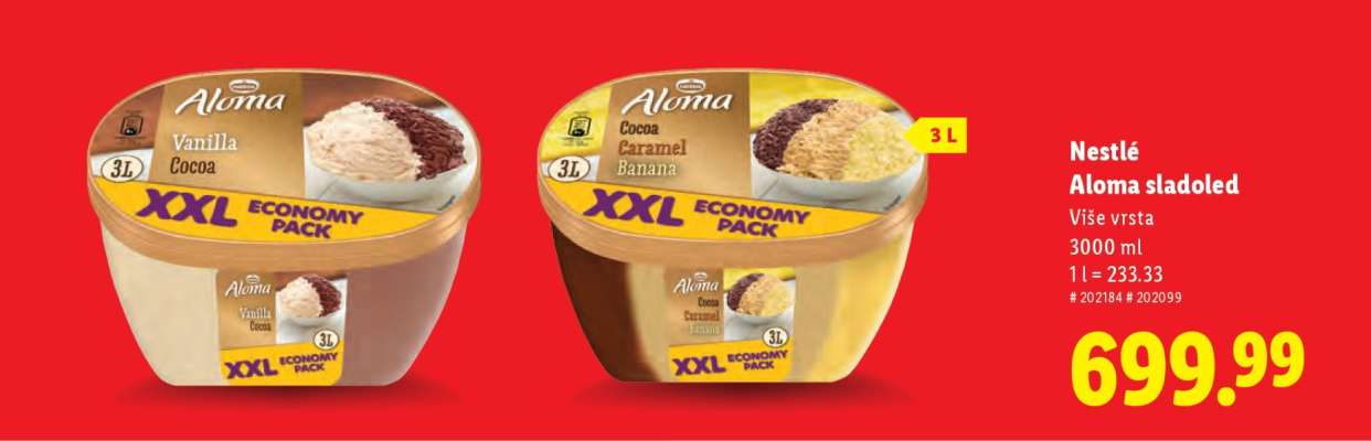 Nestlé Aloma sladoled