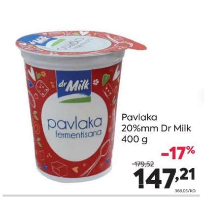 Pavlaka 20%mm Dr Milk