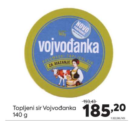 Topljeni sir Vojvodanka