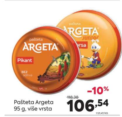 PAŠTETA ARGETA