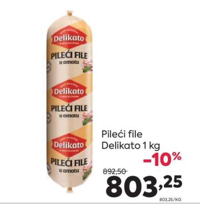 Pilecí file Delikato 1 kg