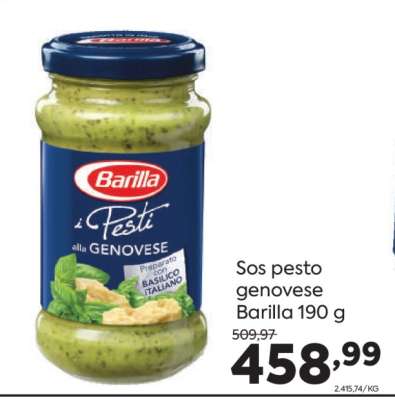 Sos pesto genovese Barilla 190 g