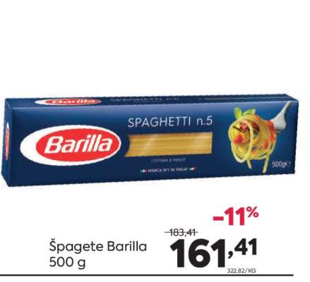 Špagete Barilla