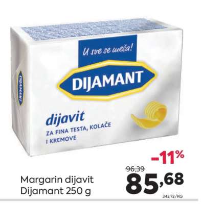 Margarin dijavit Dijamant 250 g