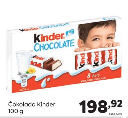 Čokolada Kinder