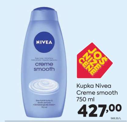 Kupka Nivea creme smooth 750 ml