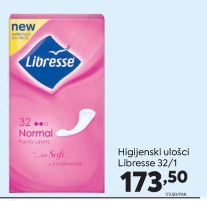Higijenski ulošci Libresse 32/1