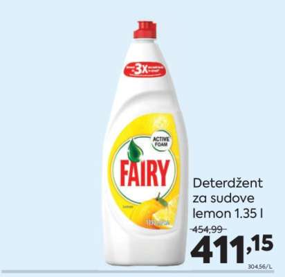 Deterdžent za sudove lemon 1.35 l