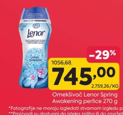 Omekšivač Lenor Spring Awakening perlice 270 g