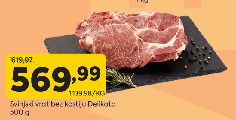 Svinjski vrat bez kostiju Delikato