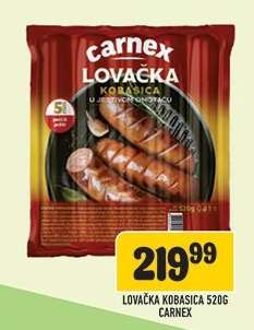 Lovačka Kobasica 520g Carnex