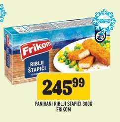 Panirani riblji štapići 300g Frikom