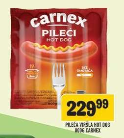 Pileća viršla hot dog