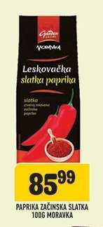 Paprika Začinska Slatka 100g Moravka