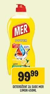 Deterdžent za suđe Mer Limun 450ml