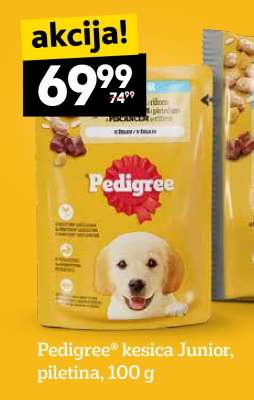 Pedigree® kesica Junior, piletina, 100 g