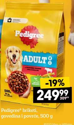 Pedigree® briketi, govedina i povrće, 500 g