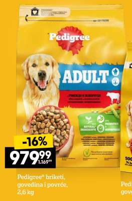 Pedigree® briketi, govedina i povrće, 2,6 kg