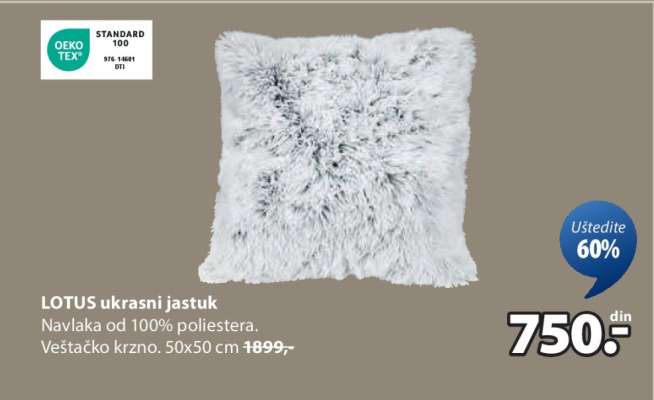 LOTUS UKRASNI JASTUK