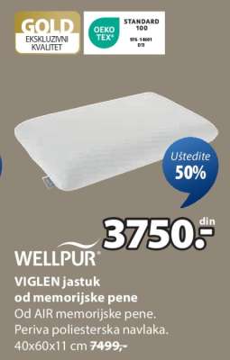 WELLPUR VIGLEN JASTUK OD MEMORIJSKE PENE