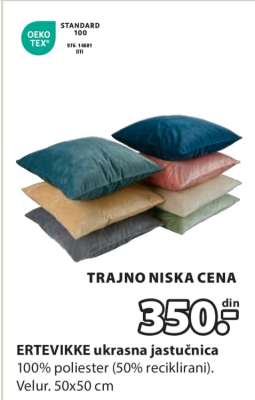 ERTEVIKKE UKRASNA JASTUČNICA