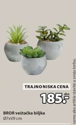 BROR VEŠTAČKA BILJKA