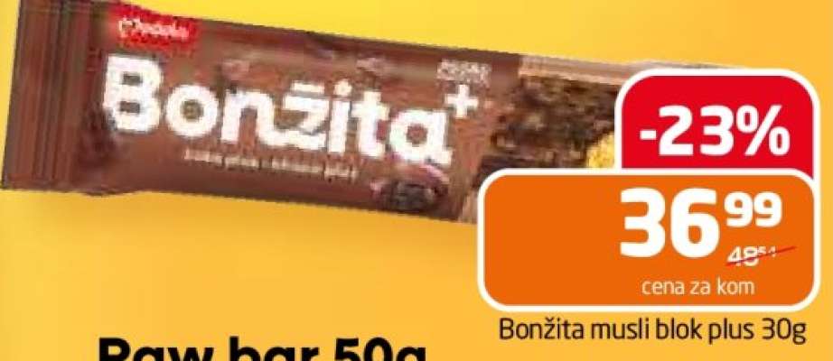 Bonžita musli blok plus 30g