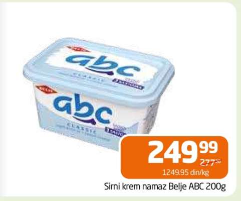 Sirni krem namaz Belje ABC 200g