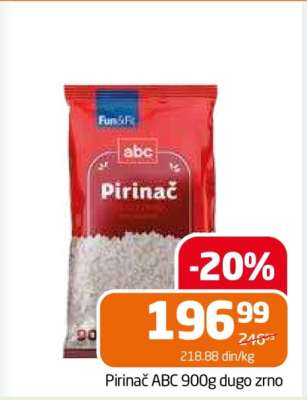 Pirinač ABC 900g dugo zrno