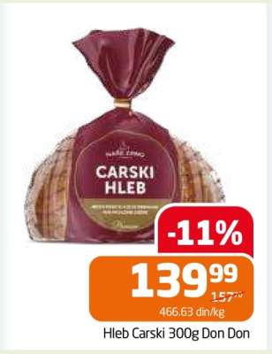Hleb Carski 300g Don Don