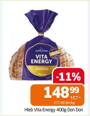 Hleb Vita Energy 400g Don Don