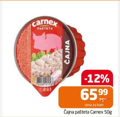 Čajna pašteta Carnex, 50g