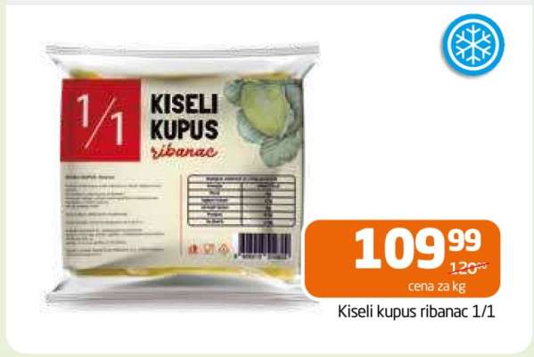 Kiseli kupus ribanac 1/1