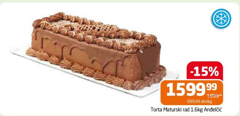 Torta Maturski rad 1.6kg Anđelić