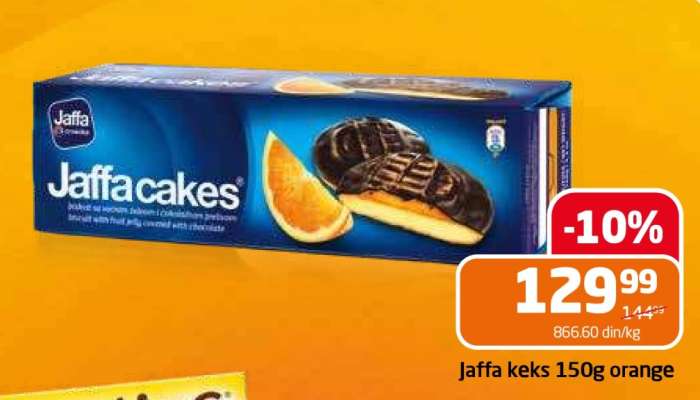 Jaffa keks 150g orange