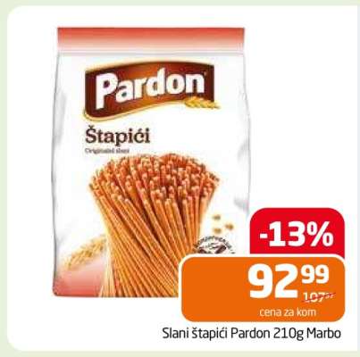 Slani štapići Pardon 210g Marbo