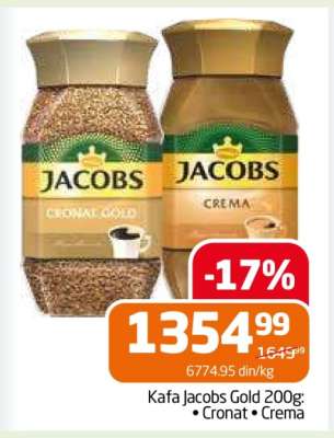 Kafa Jacobs Gold 200g