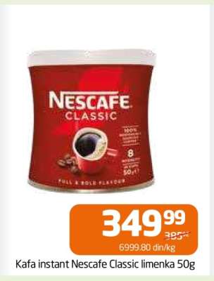 Kafa instant Nescafe Classic limenka 50g